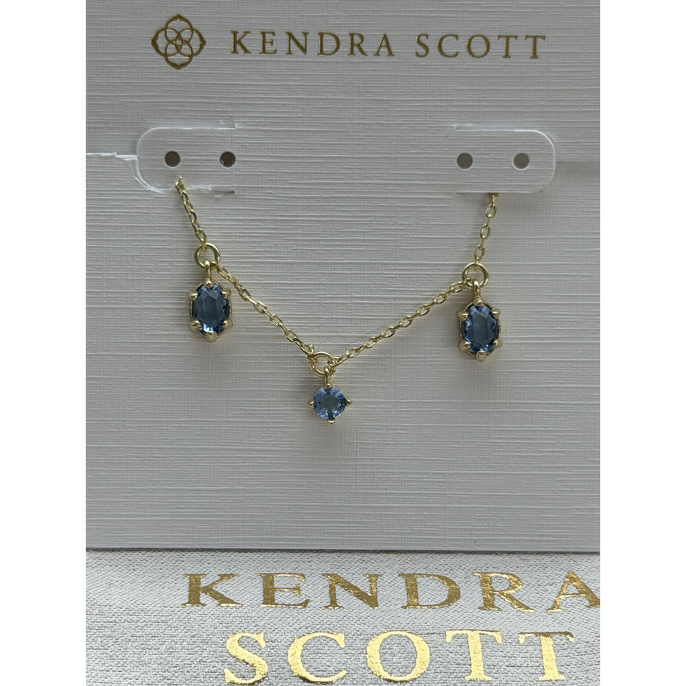 Kendra Scott blue necklace